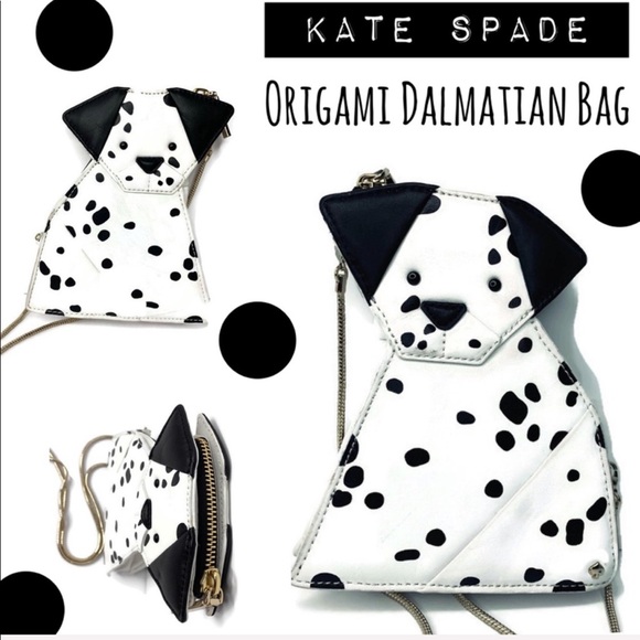 kate spade Handbags - Kate Spade Dalmatian Dog Clutch Black Clutch Bag